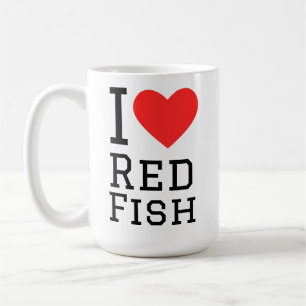 I love red fish coffee mug