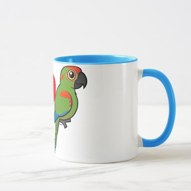 I Love Red-fronted Macaws Mug (Right)