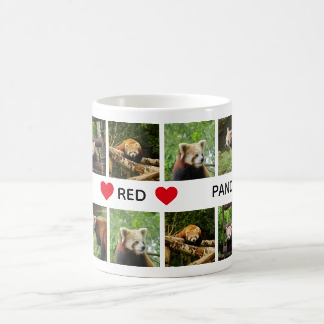 I Love Red Pandas Photo Mug (Center)