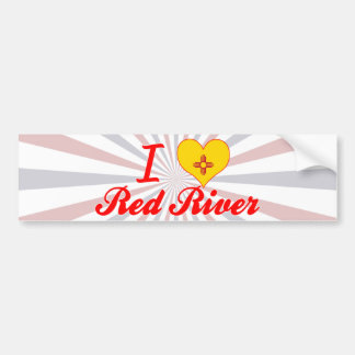 I Love Red River, New Mexico Bumper Sticker