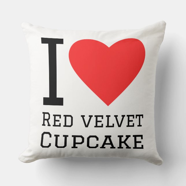 I love red velvet cupcake cushion (Front)