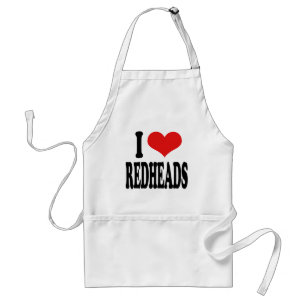 I Love Redheads Standard Apron