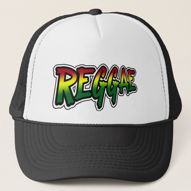I love REGGAE hat (Front)