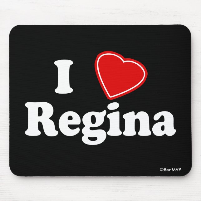 I Love Regina Mouse Pad (Front)