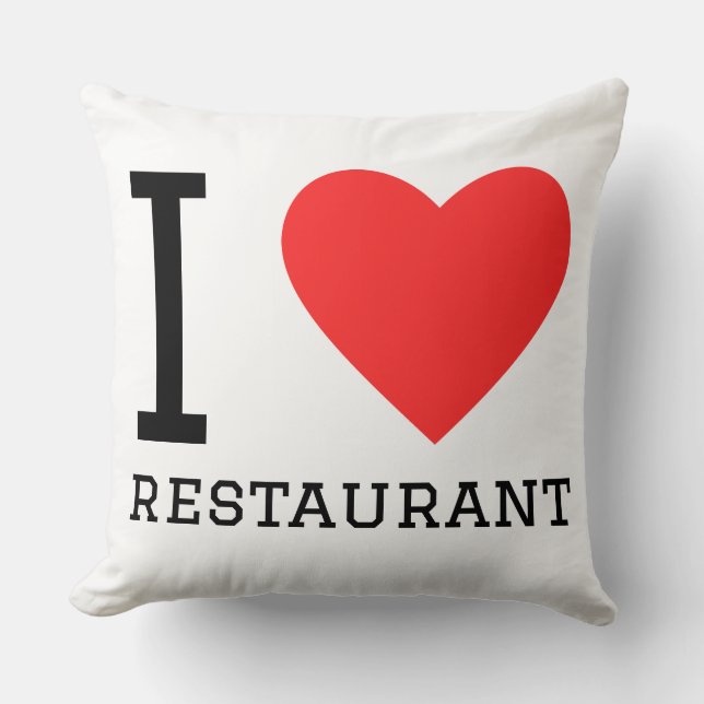 I love restaurant cushion (Front)