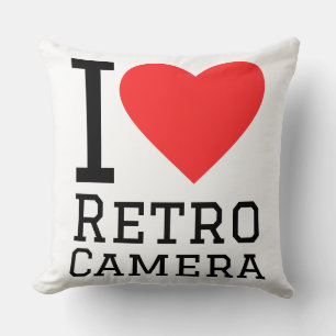 I love retro camera cushion