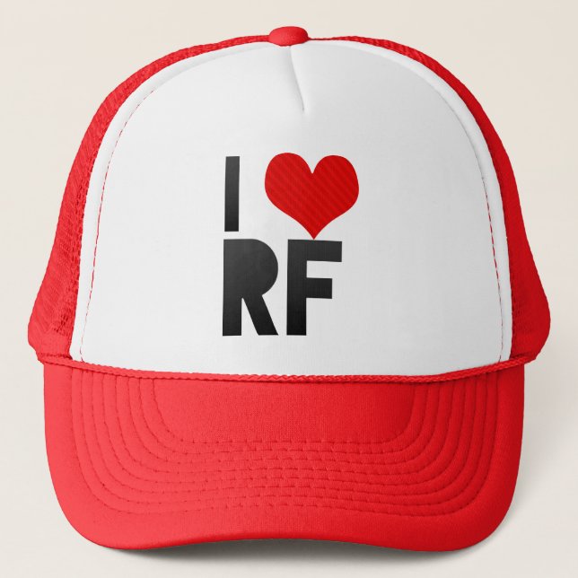 I Love RF Trucker Hat (Front)