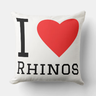 I love rhinos cushion