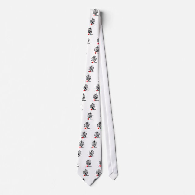 I love Rhinos Tie (Front)