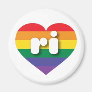 I love Rhode Island Gay Pride Magnet