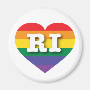 I love Rhode Island Gay Pride Magnet