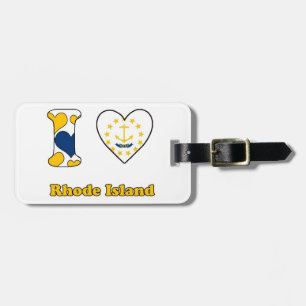 I love Rhode Island Luggage Tag