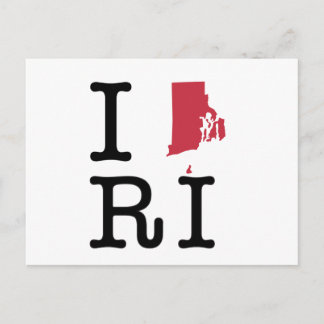 I Love Rhode Island Postcard