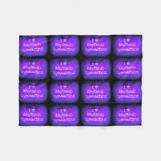 I love Rhythmic Gymnastics fleece blanket