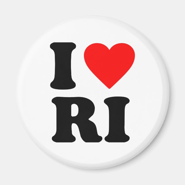 I LOVE RI MAGNET (Front)
