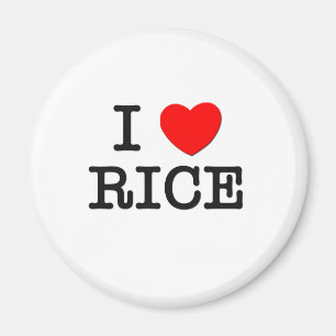 I Love RICE ( food ) Magnet