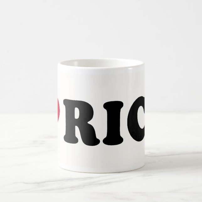 I LOVE RICH COFFEE MUG (Center)