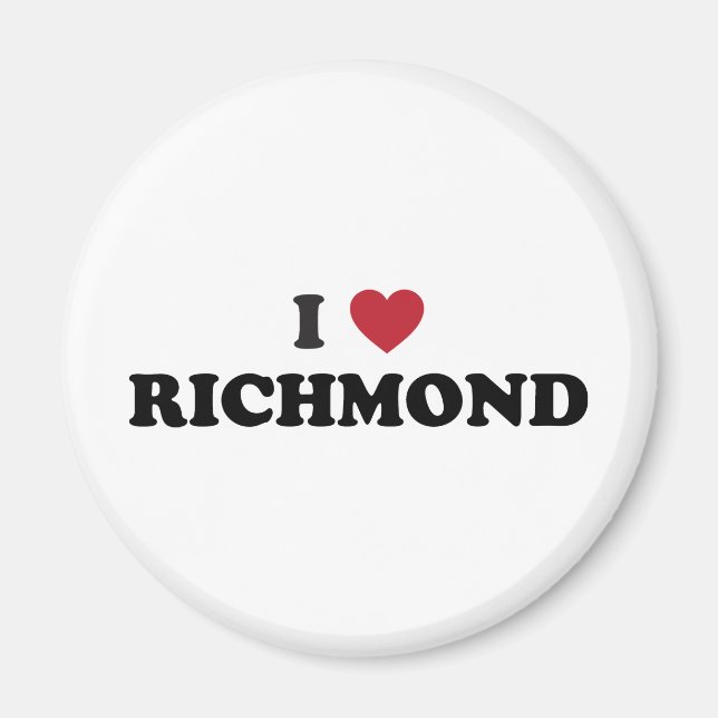 I love Richmond California Magnet (Front)