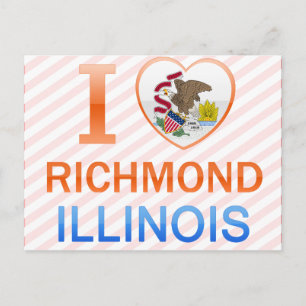 I Love Richmond, IL Postcard