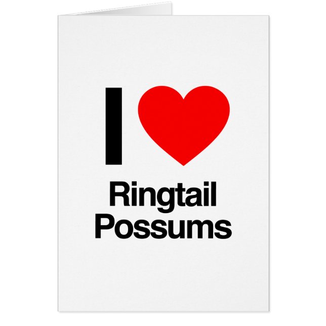 i love ringtail possums (Front)