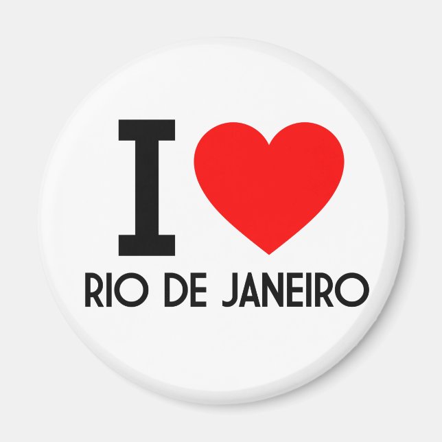 I Love Rio de Janeiro Magnet (Front)