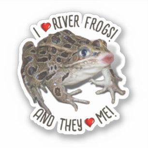 I Love River Frogs