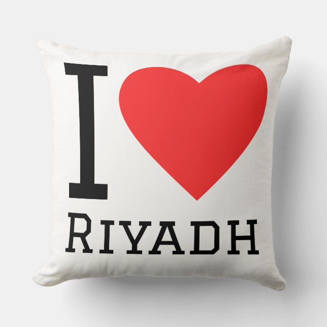 I love Riyadh  Cushion (Front)