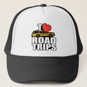 I Love Road Trips Trucker Hat