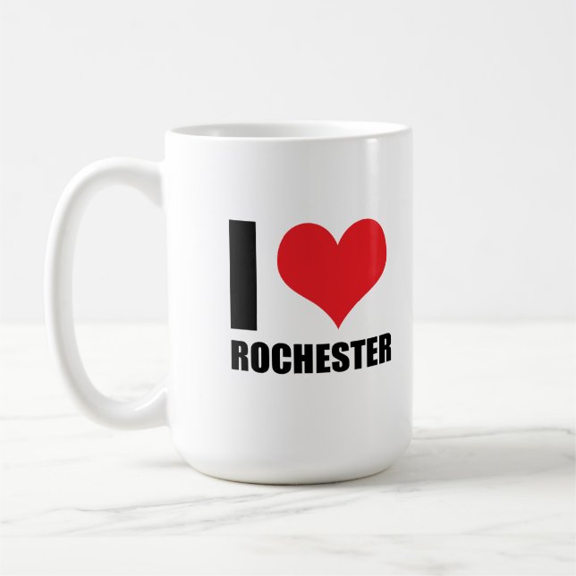 I love Rochester Coffee Mug (Left)
