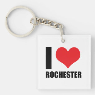 I love Rochester Key Ring