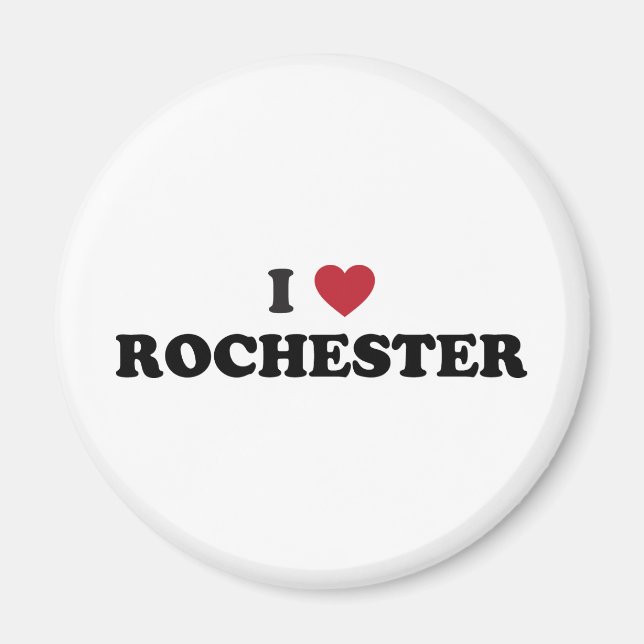 I Love Rochester New York Magnet (Front)