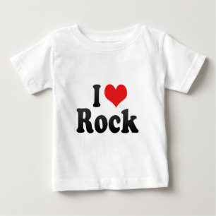 I Love Rock Baby T-Shirt
