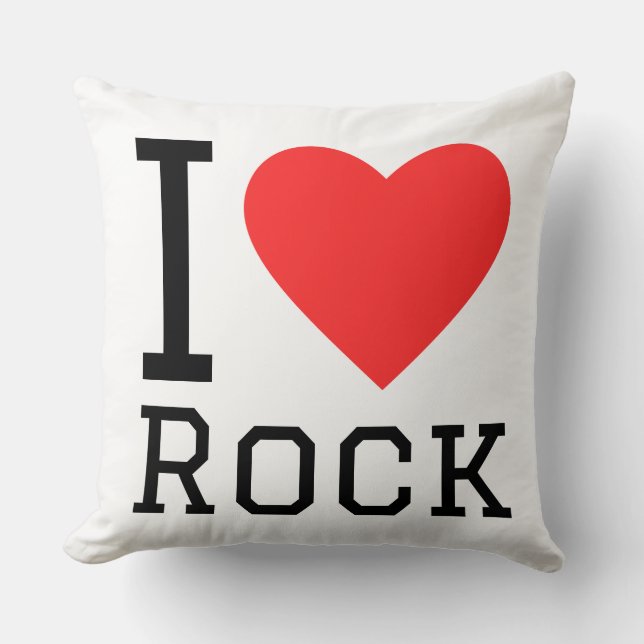 I love rock cushion (Front)