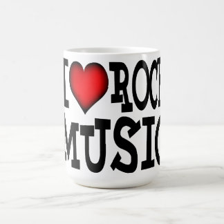 I love Rock 'Music - Mugs