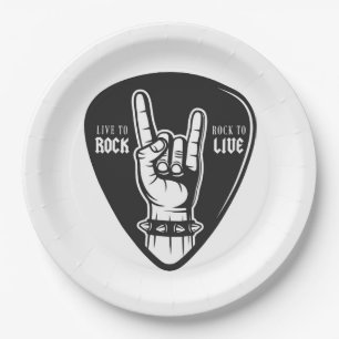 I love rock paper plate