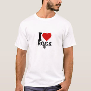 I love rock - rock and roll lover T-Shirt