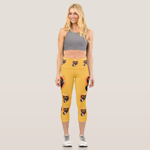 I Love Rock & Roll, Electric Guitar Capri Leggings
