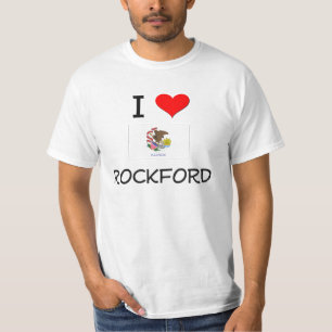 I Love ROCKFORD Illinois T-Shirt
