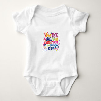 I love rock'n roll baby bodysuit
