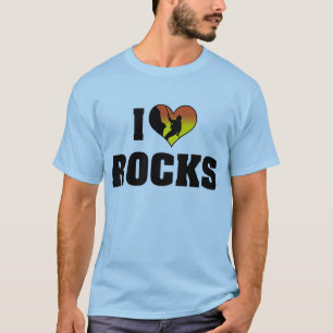 I Love Rocks - Rock Climbing T-Shirt