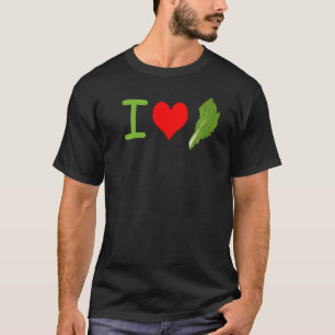 I Love Romaine Lettuce Vegan   T-Shirt