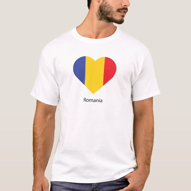I Love Romania T-Shirt (Front)
