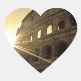 I love Rome - Colosseum Heart Sticker