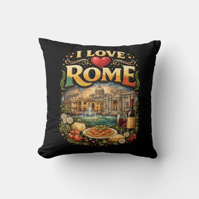 I Love Rome Cushion (Front)
