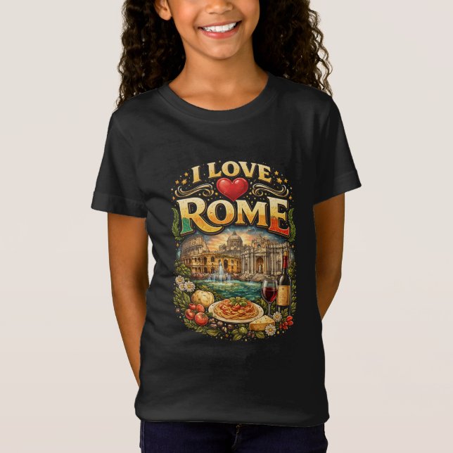 I Love Rome T-Shirt (Front)