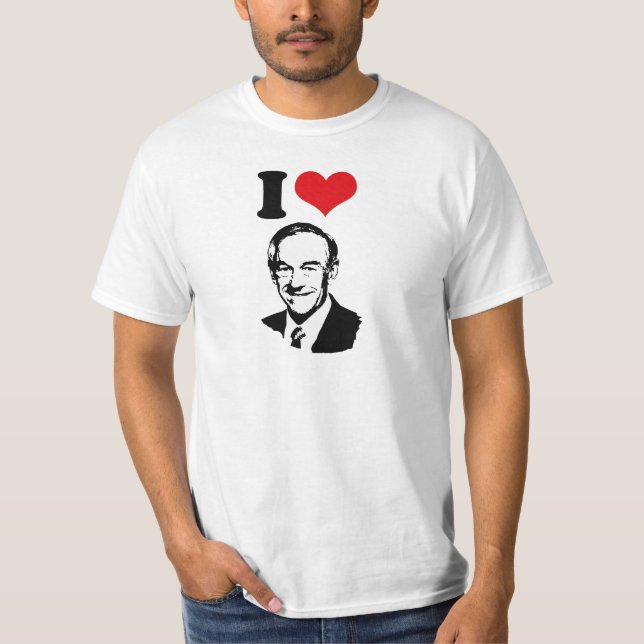 I LOVE RON PAUL 2012 T-Shirt (Front)