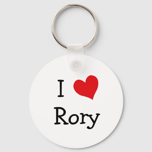 I Love Rory Key Ring (Front)