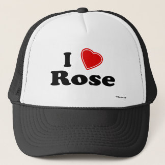 I Love Rose Trucker Hat
