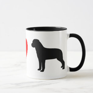 I Love Rottweilers Mug