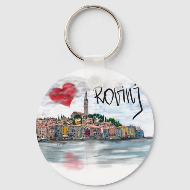 I love Rovinj Key Ring (Front)